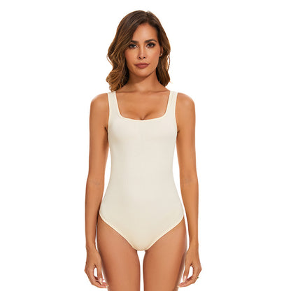 2 Slimming Ribbed Shapewear Bodysuit